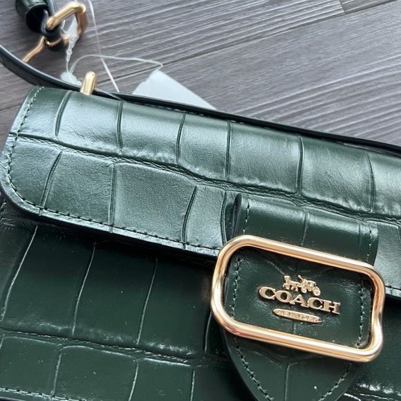 Green coach Crossbody bag - Picture 2 of 5